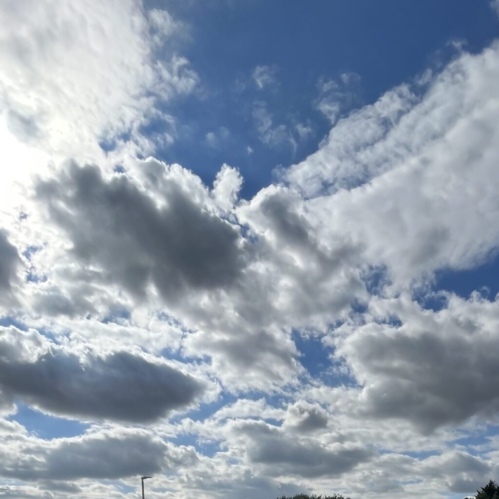 Sky with clouds